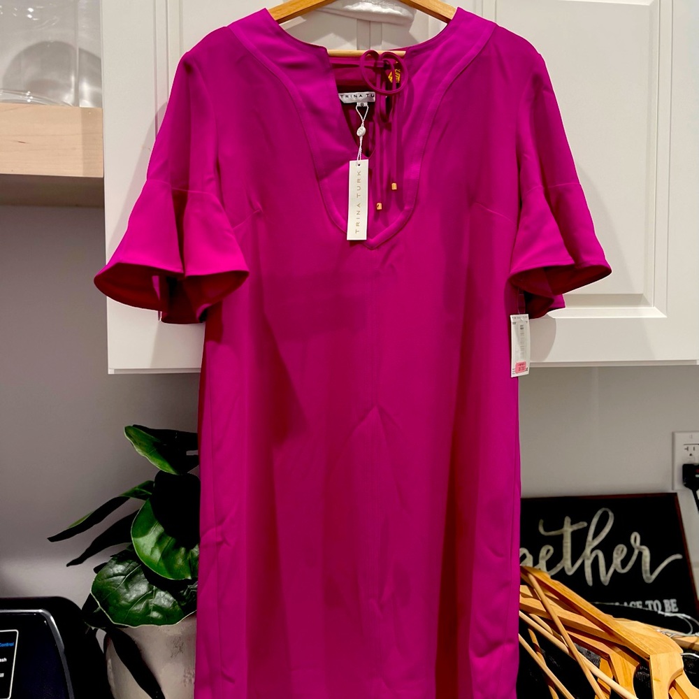 Trina Turk knee midi dress with tags
